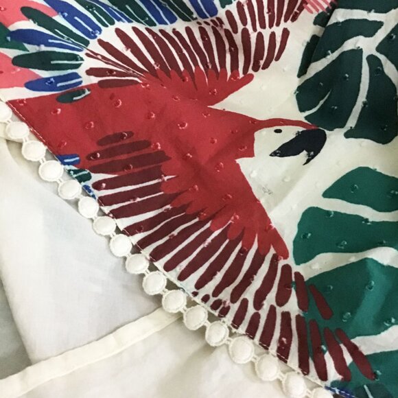 Farm Rio Off White Macaw Mini Dress NWOT - Picture 10 of 16